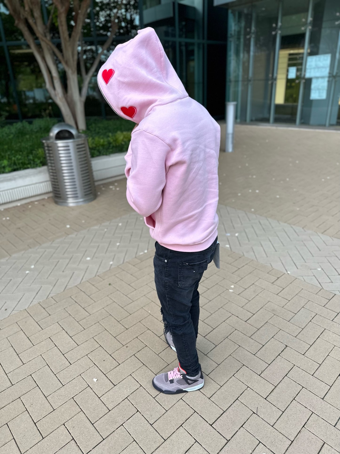 Pink Eternal Love Zip-Up Hoodie