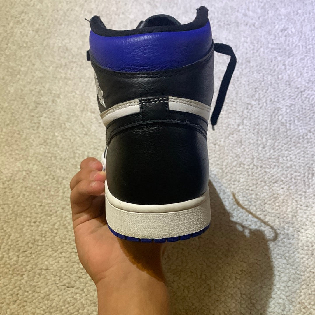 Preowned - Air Jordan 1 Royal Toe Size 9.5