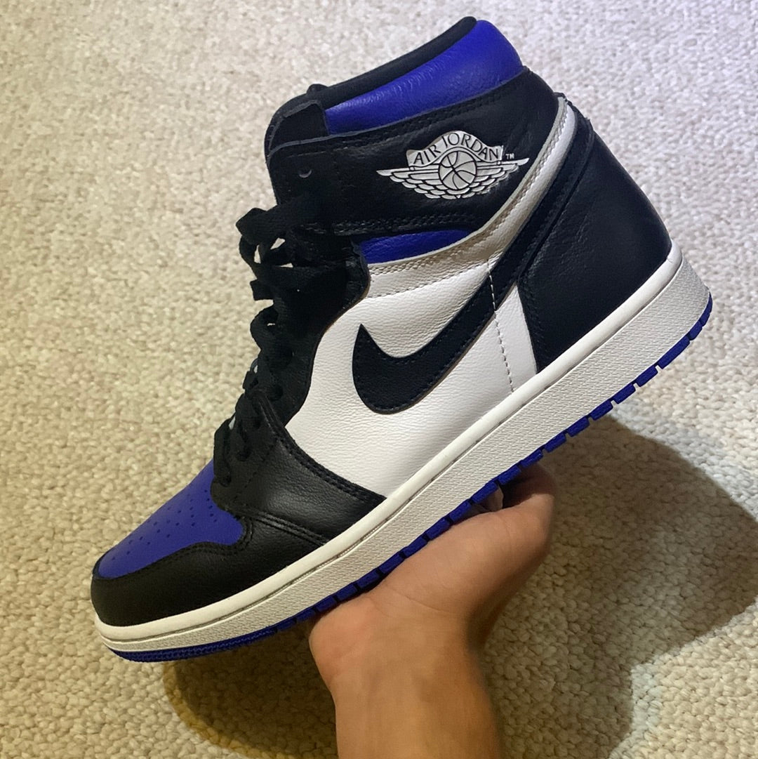 Preowned - Air Jordan 1 Royal Toe Size 9.5