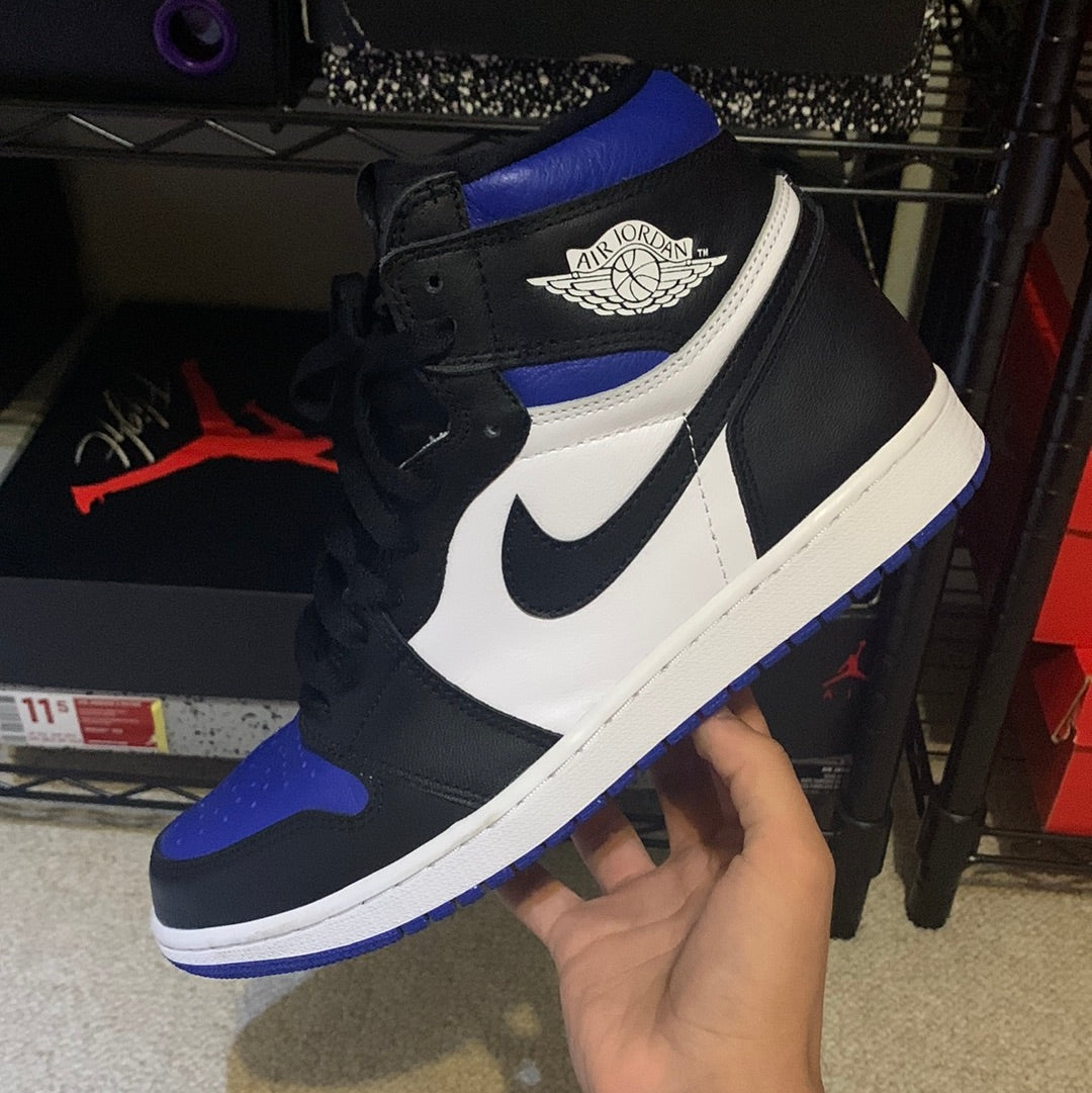 Preowned - Air Jordan 1 Royal Toe Size 10