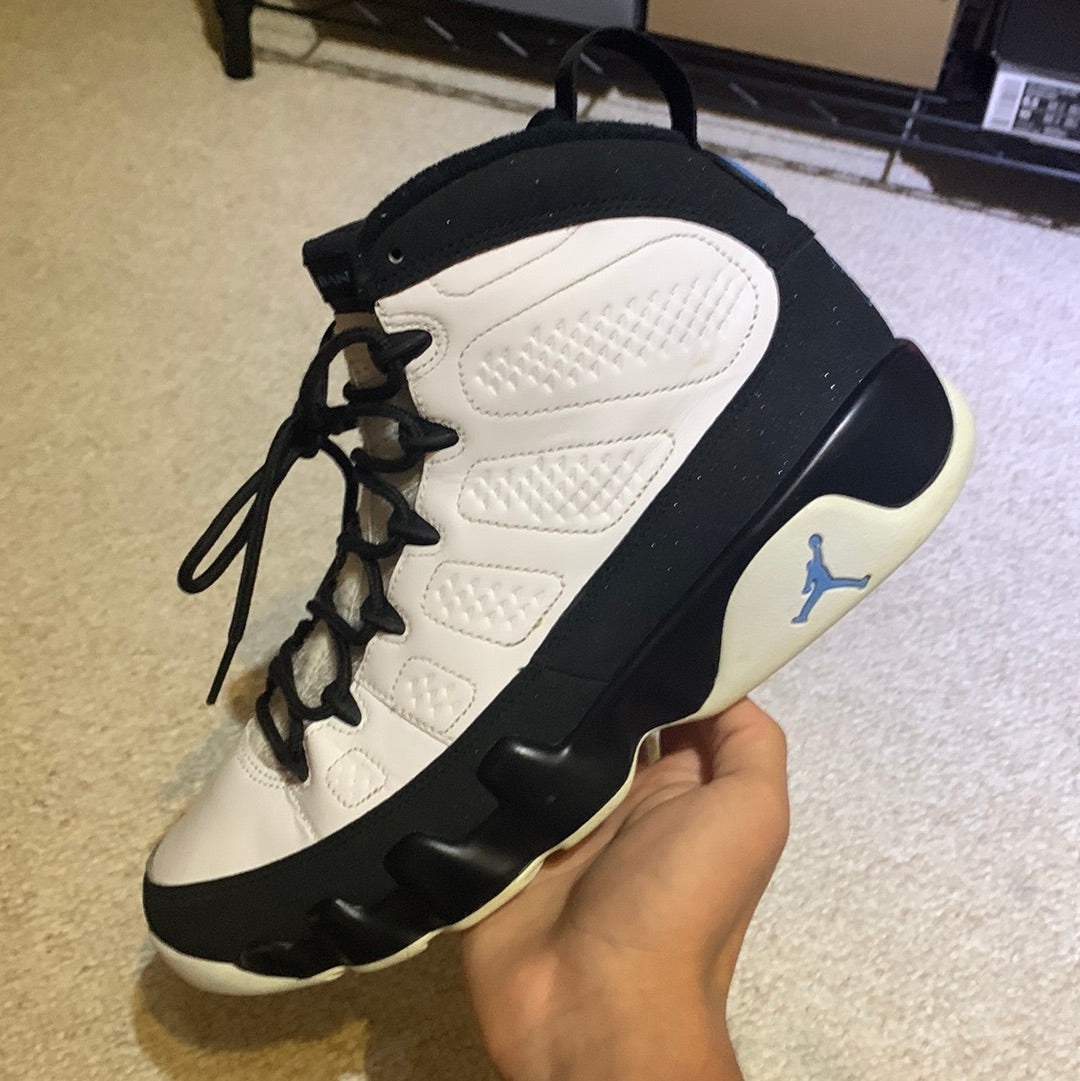 Preowned - Air Jordan 9 University Blue Size 8.5