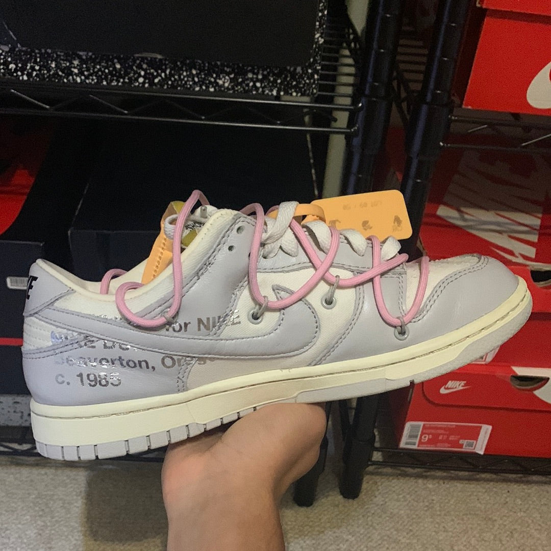 Preowned - Off-White Nike Dunk Lot 9 Size 8.5