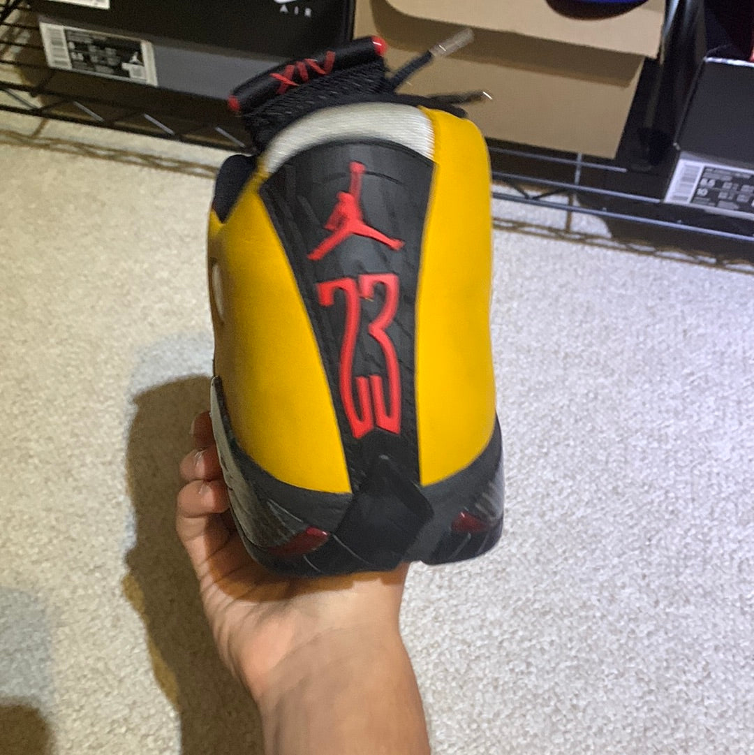 Preowned - Air Jordan 14 University Gold Size 8.5