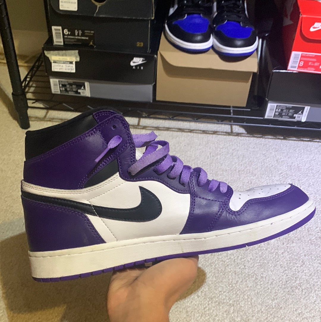 Preowned - Air Jordan 1 Court Purple 2.0 Size 12