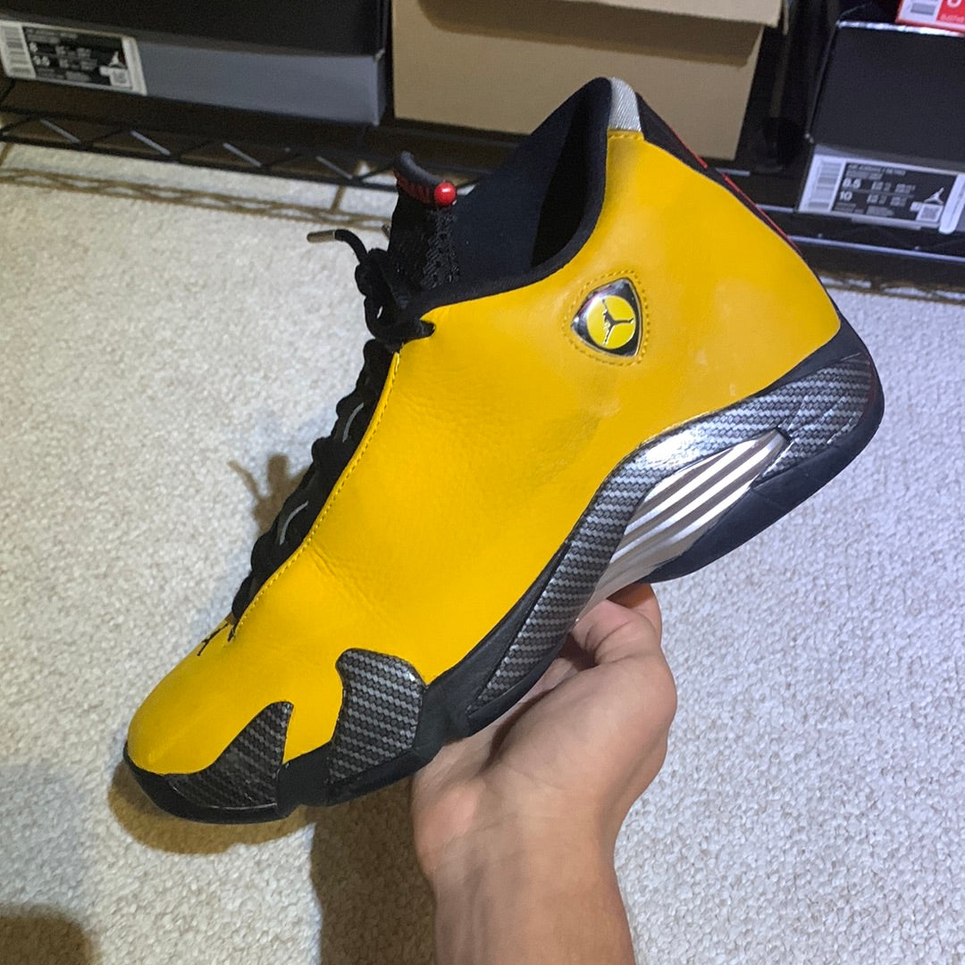 Preowned - Air Jordan 14 University Gold Size 8.5
