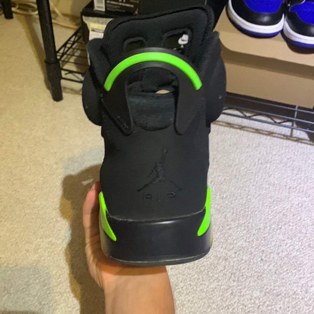 Preowned - Air Jordan 6 Electric Green Size 9.5