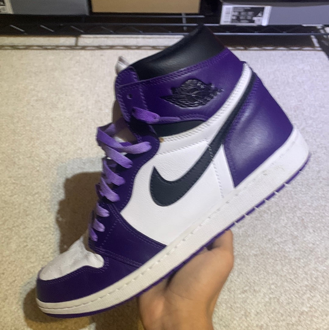 Preowned - Air Jordan 1 Court Purple 2.0 Size 12