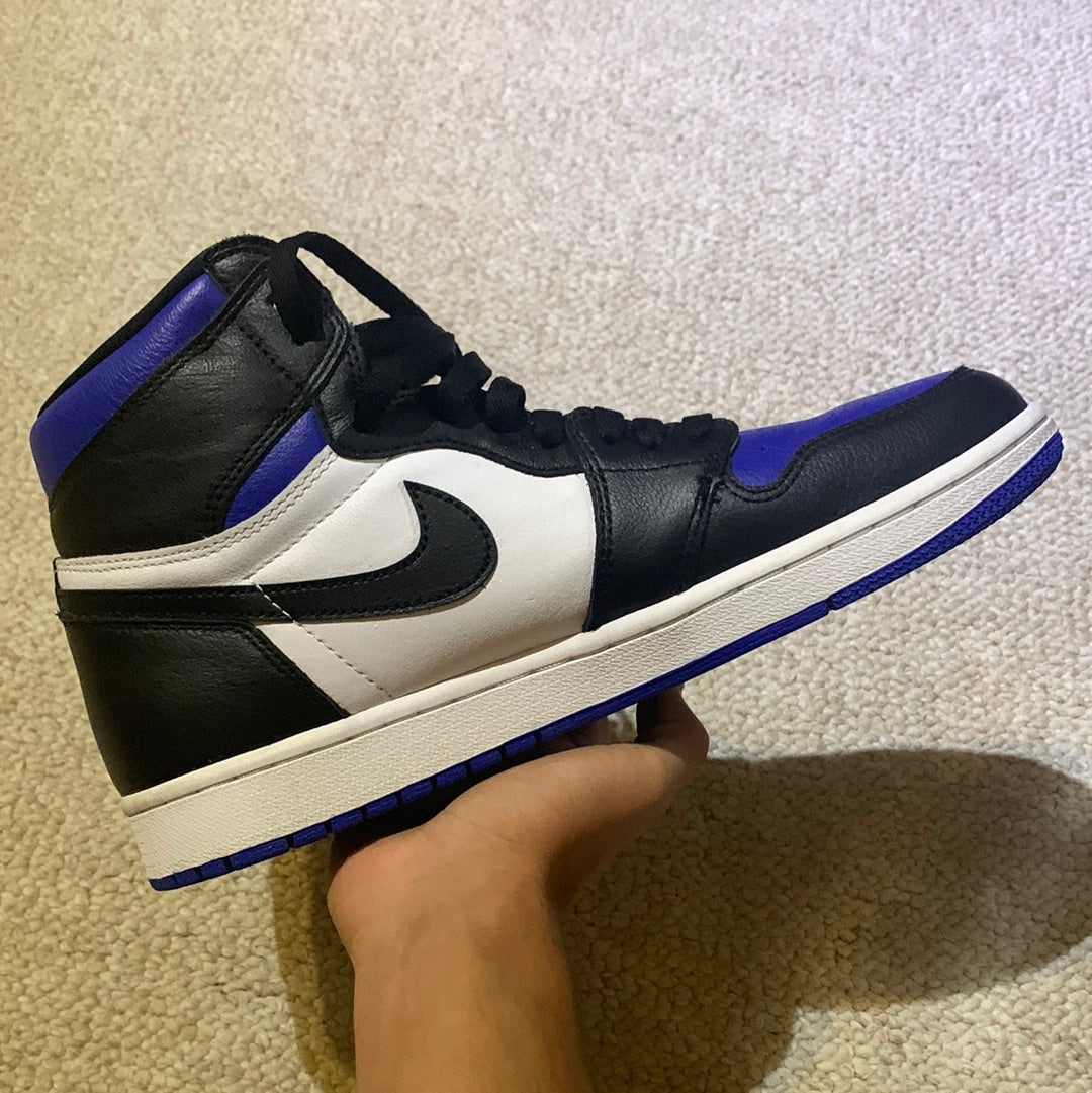 Preowned - Air Jordan 1 Royal Toe Size 9.5