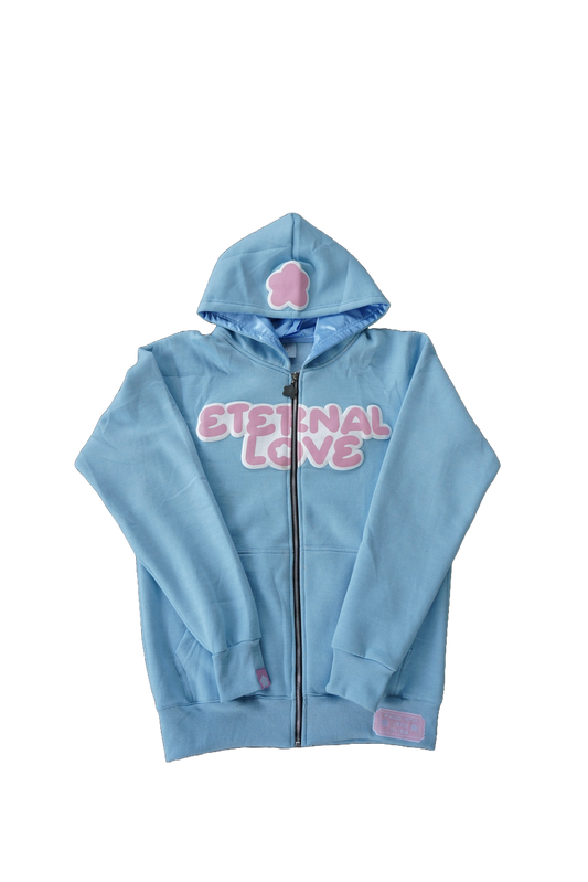 Eternal Love Made With Love Zip-Up - Cotton Candy Colorway
