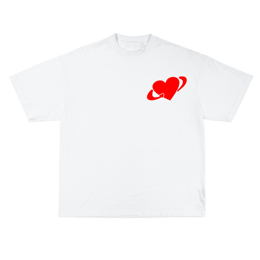 Eternal Heart T-Shirt White/Red