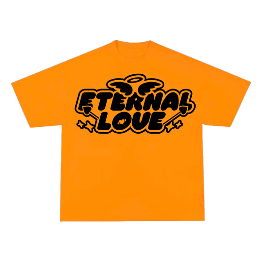 Eternal Love T-Shirt Orange/Black