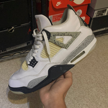 Preowned - Air Jordan 4 White Cement Size 10.5